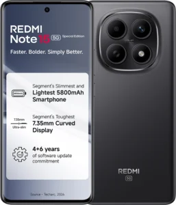 redmi note 15 se 5g (carbon black, 128 gb) (6 gb ram)
